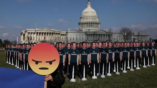 Facebook protesters 