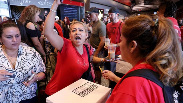 Las Vegas culinary strike vote 