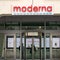 Moderna headquarters, exterior view, Cambridge, Massachusetts, USA 