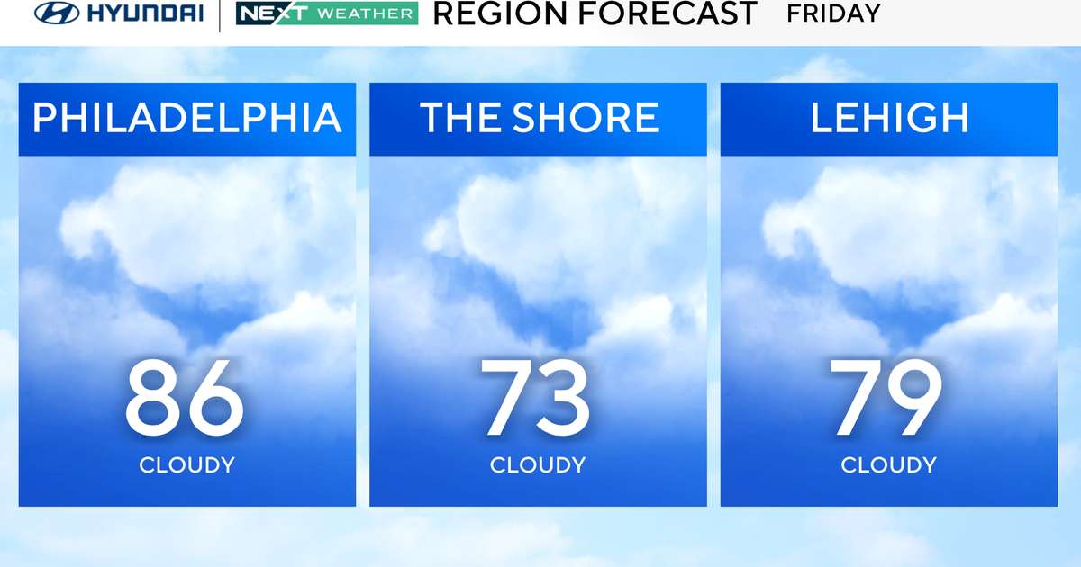 High temperatures in 80s with a chance of PM storms Friday 