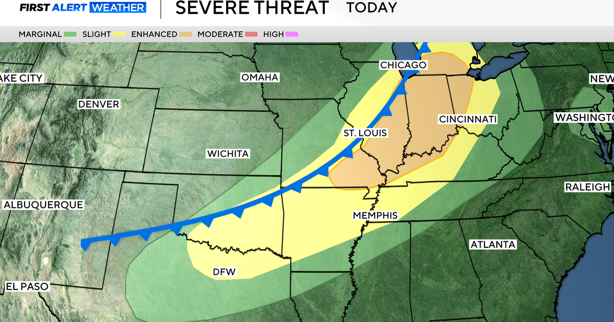 Chance of showers, storms return to North Texas amid highs in the 90s 